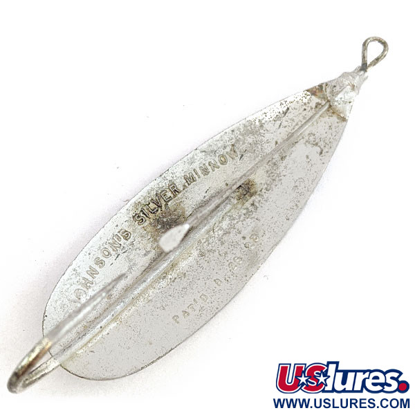  Незачіпляйка Johnson Silver Minnow, срібло, 21 г, блесна коливалка (колебалка) #16701