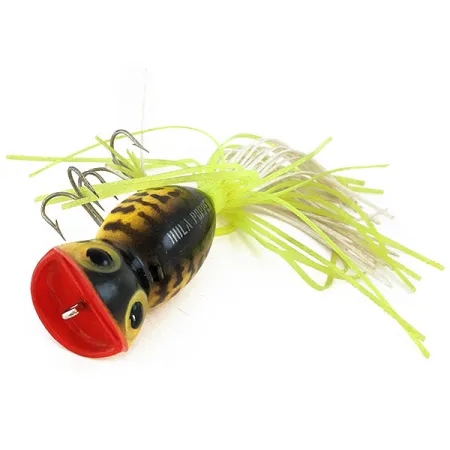 Fred Arbogast Hula Popper, Brown Tiger, 14 г, воблер #16721