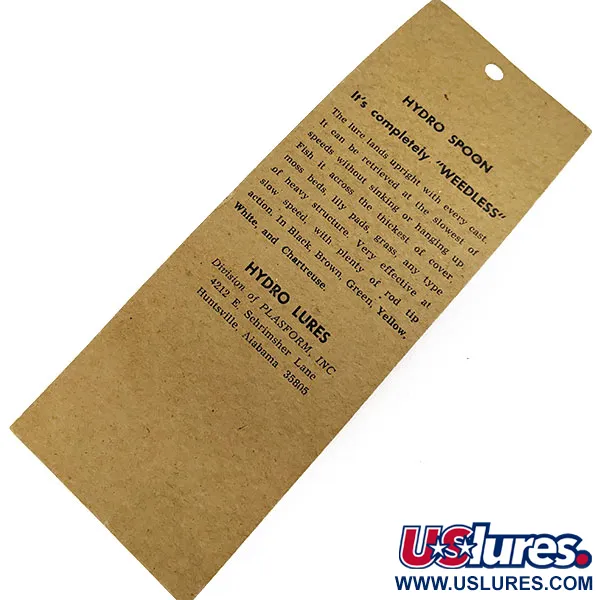 Hydro Lures ​​Незачіпляйка Hydro Spoon, Зелений/білий, 14 г, воблер #16753