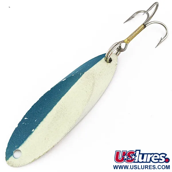 Acme Kastmaster (світиться в темряві), нікель/синій/білий Glow - світиться у темряві, 14 г, блесна коливалка (колебалка) #16774