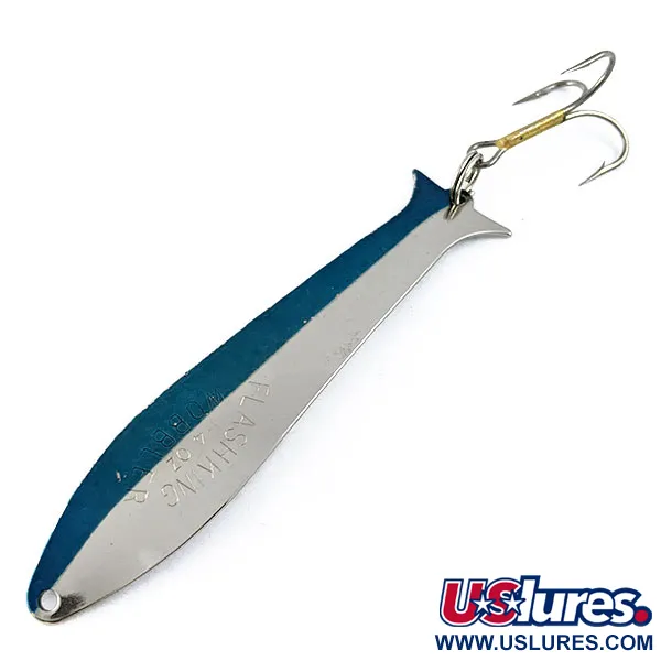  Acme Flash-King Wobbler, нікель/синій, 7 г, блесна коливалка (колебалка) #16809
