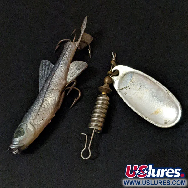 Mepps Comet 4 Mino (1960-ті р.р.), срібло, 12 г, блешня оберталка (вертушка) #16826