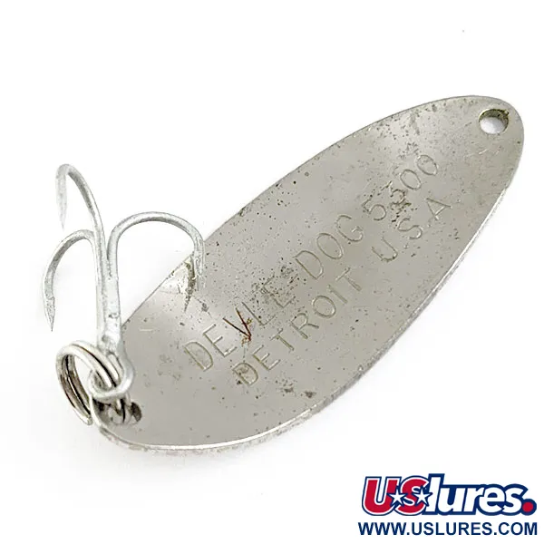 Eppinger Dardevle Devle-Dog 5300, нікель, 10 г, блесна коливалка (колебалка) #16834