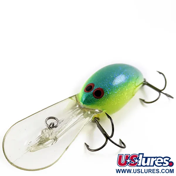  Norman DD22 HD (Heavy Diver) UV (світиться в ультрафіолеті), Жовтий/блакитний/золотий гліттер, 28 г, воблер #16852