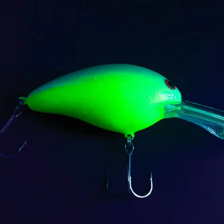Norman DD22 HD (Heavy Diver) UV (світиться в ультрафіолеті), Жовтий/блакитний/золотий гліттер, 28 г, воблер #16852