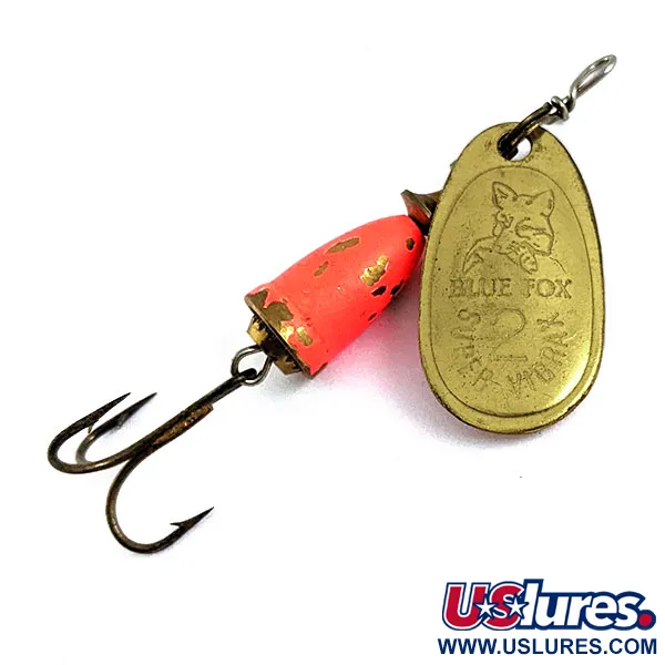 Blue Fox Super Vibrax 2, золото, 6 г, блешня оберталка (вертушка) #16870