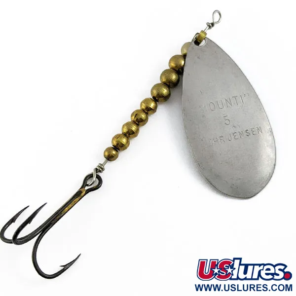  Luhr Jensen Monti 5, срібло/латунь, 11 г, блешня оберталка (вертушка) #16916