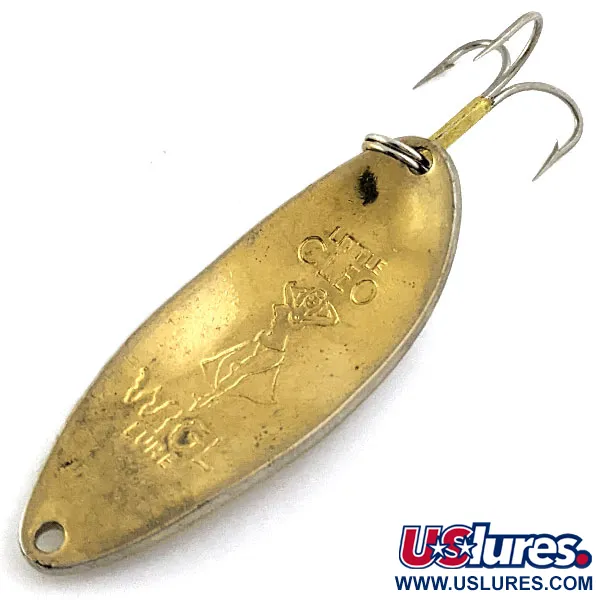 Seneca Little Cleo (Hula Girl), нікель/золото, 18 г, блесна коливалка (колебалка) #16946