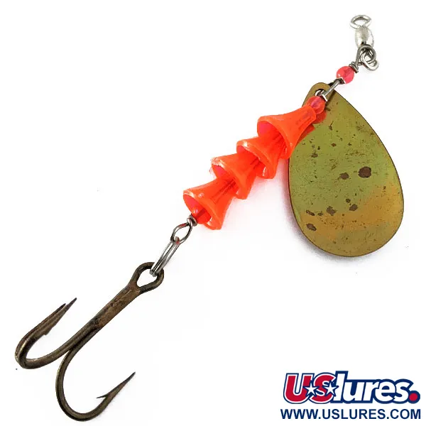  Luhr Jensen Tee Spoon 4, золото, 10 г, блешня оберталка (вертушка) #16947