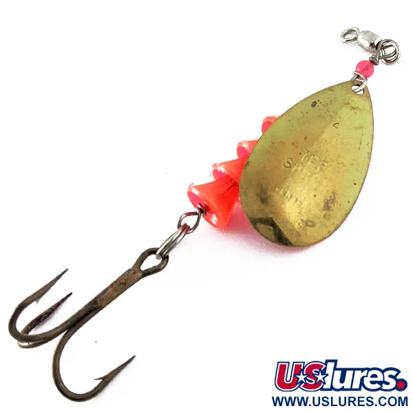  Luhr Jensen Tee Spoon 4, золото, 10 г, блешня оберталка (вертушка) #16947