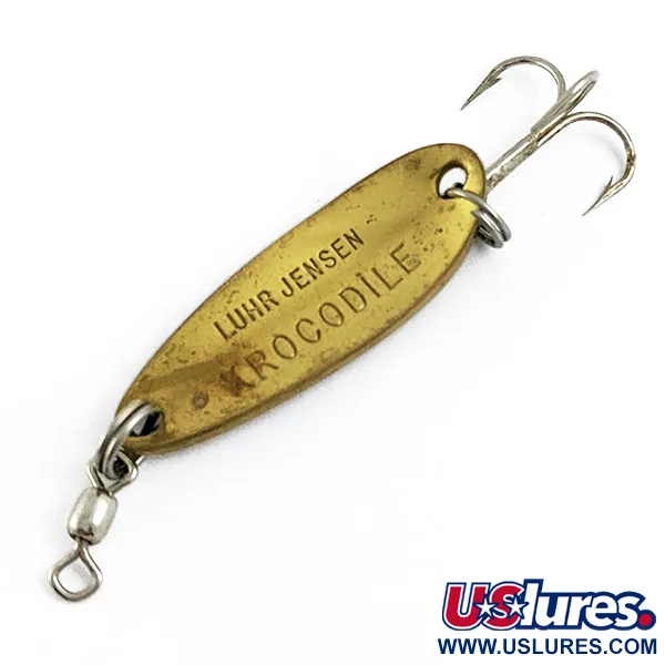 Luhr Jensen Krocodile, латунь, 9 г, блесна коливалка (колебалка) #16960