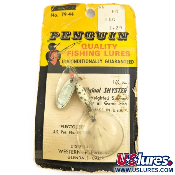 Other Penguin Shyster Spinner, нікель/білий, 7 г, блешня оберталка (вертушка) #17005