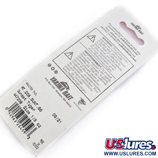 Yakima Bait Worden’s Original Rooster Tail, , 3,6 г, блешня оберталка (вертушка) #17021