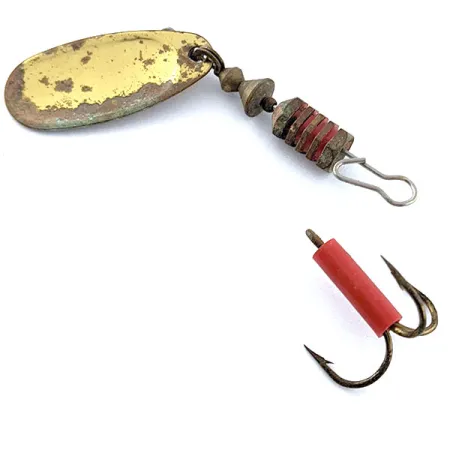 Mepps Comet 3 з можливістю заміни гачка, Жовтий/синій/латунь, 6,5 г, блешня оберталка (вертушка) #17083