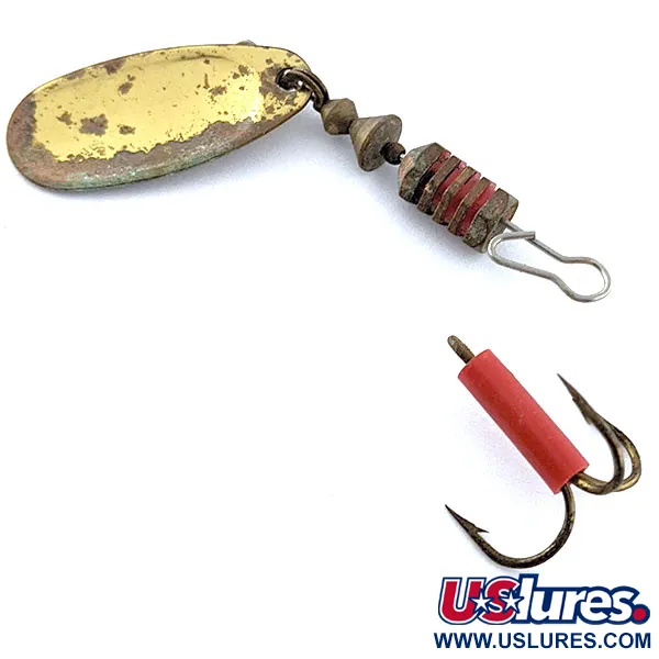 Mepps Comet 3 з можливістю заміни гачка, Жовтий/синій/латунь, 6,5 г, блешня оберталка (вертушка) #17083