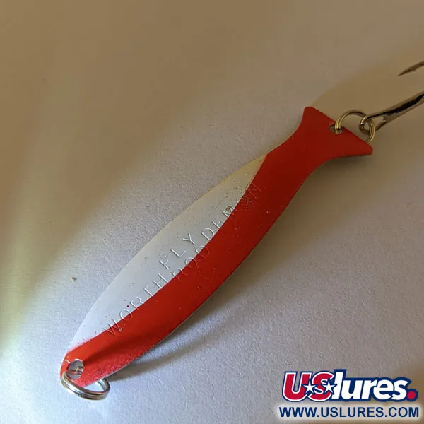  Worth Fly Rod Demon, Білий/червоний/нікель, 2,5 г, блесна коливалка (колебалка) #17094