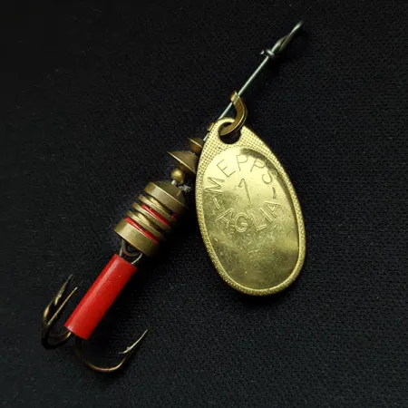 Mepps Aglia 1, золото, 3,5 г, блешня оберталка (вертушка) #17095