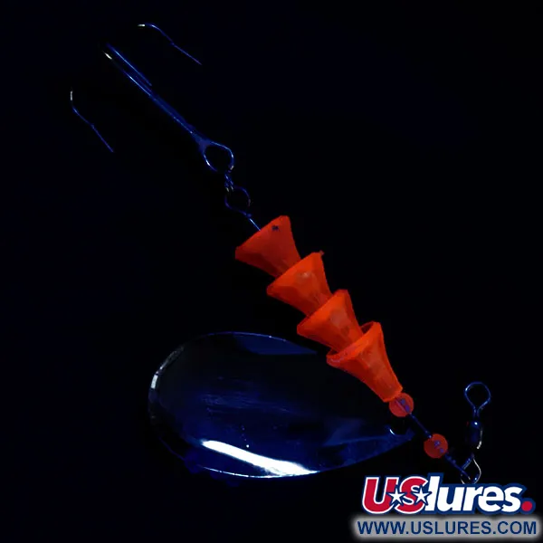  ​Luhr Jensen Tee Spoon 4 TEE Spoon, нікель, 10 г, блешня оберталка (вертушка) #17110