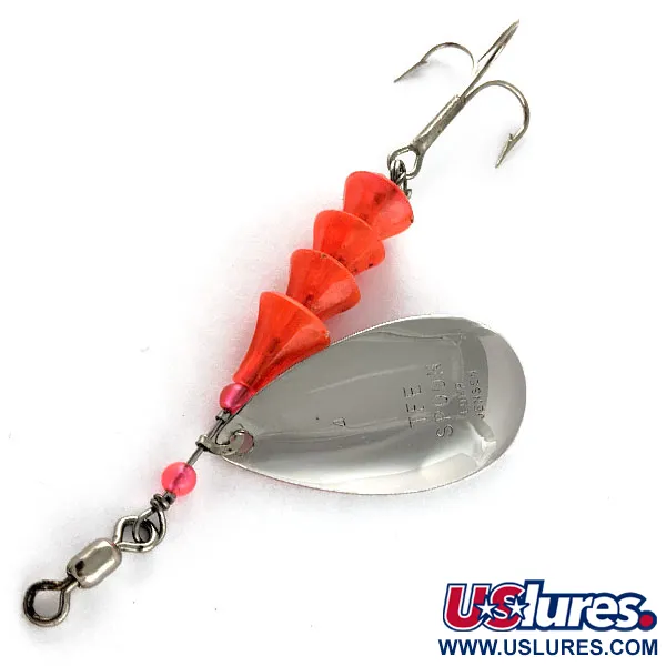  ​Luhr Jensen Tee Spoon 4 TEE Spoon, нікель, 10 г, блешня оберталка (вертушка) #17110