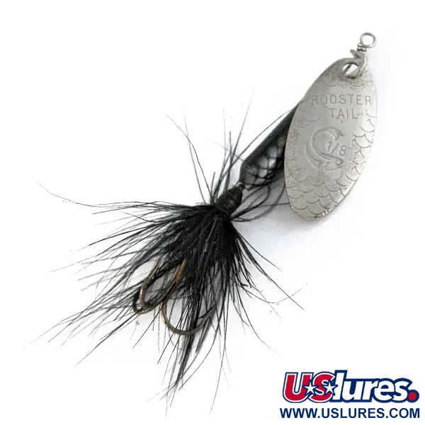 Yakima Bait Worden’s Original Rooster Tail, нікель, 3,6 г, блешня оберталка (вертушка) #17144