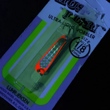 Luhr Jensen Hus-lure UV (світиться в ультрафіолеті), золото/червоний UV, 4 г, блесна коливалка (колебалка) #17152