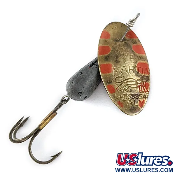  Panther Martin 6, латунь/червоний, 6 г, блешня оберталка (вертушка) #17175