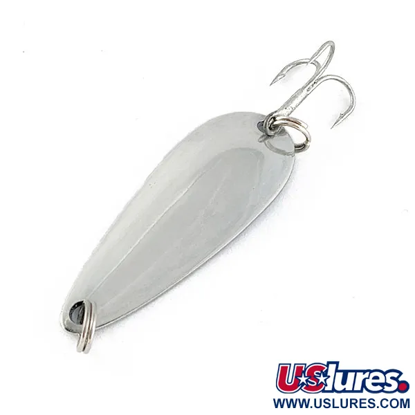  Worth Chippewa Steel Spoon, нікель, 6 г, блесна коливалка (колебалка) #19725