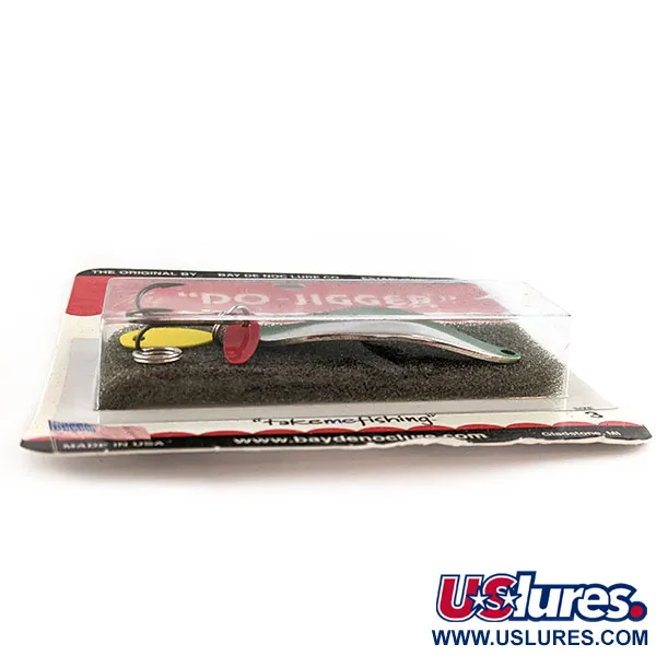  Bay de Noc Do-Jigger #3, нікель/зелений, 9 г, блесна коливалка (колебалка) #18423