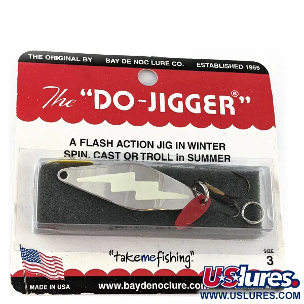  Bay de Noc Do-Jigger #3 UV (світиться в ультрафіолеті), , 9 г, блесна коливалка (колебалка) #17535