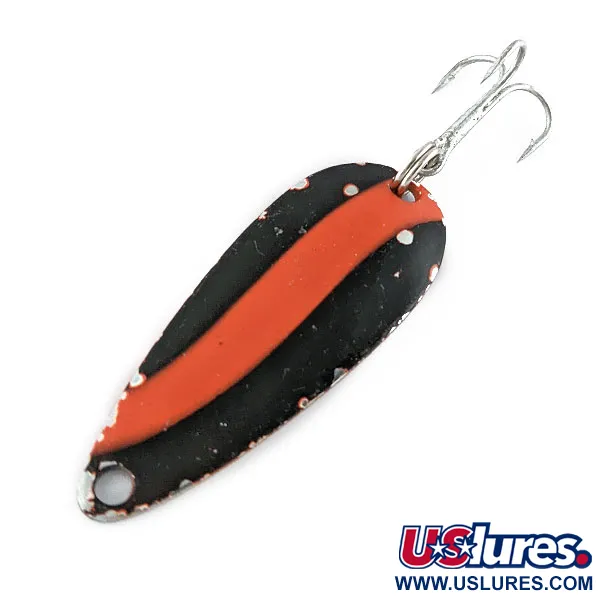  Worth Chippewa Steel Spoon, Червоний/чорний/нікель, 6 г, блесна коливалка (колебалка) #17207