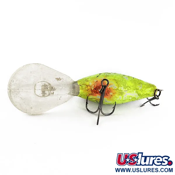 Mann's Bait  Mann's Razor Back 30+ Depth Plus UV (світиться в ультрафіолеті), Fire Tiger, 14 г, воблер #17278