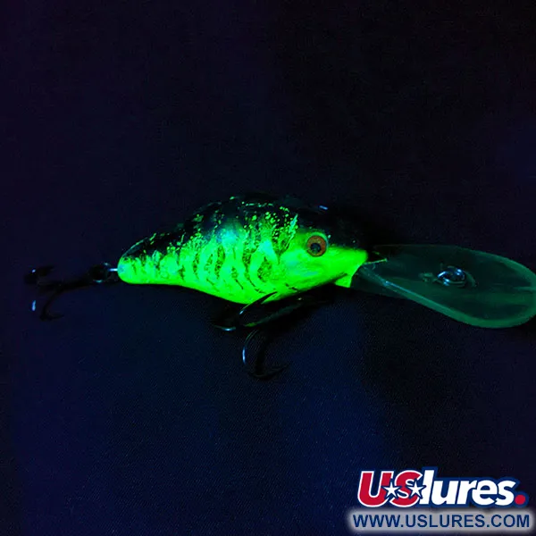 Mann's Bait  Mann's Razor Back 30+ Depth Plus UV (світиться в ультрафіолеті), Fire Tiger, 14 г, воблер #17278