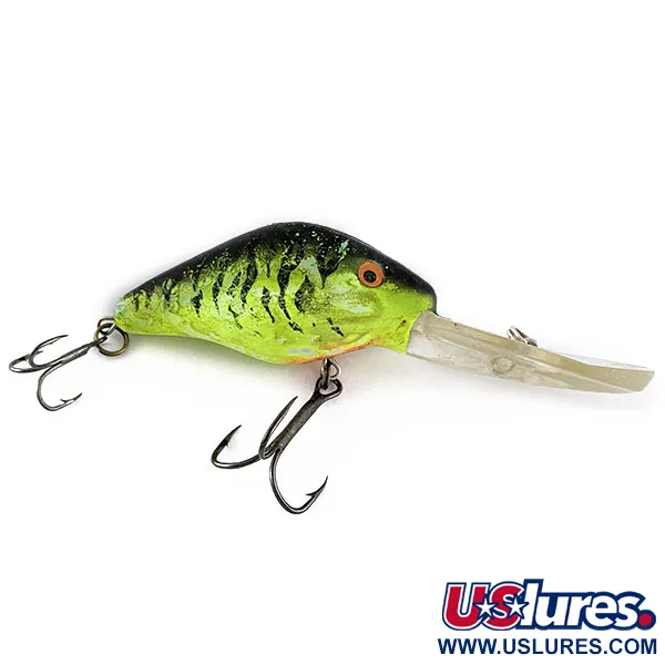 Mann's Bait  Mann's Razor Back 30+ Depth Plus UV (світиться в ультрафіолеті), Fire Tiger, 14 г, воблер #17278