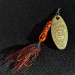 Yakima Bait Worden’s Original Rooster Tail, латунь/червоний, 3,6 г, блешня оберталка (вертушка) #17283