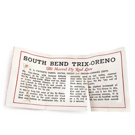 South Bend Trix-Oreno, Червоний, 2 г, блесна коливалка (колебалка) #17296