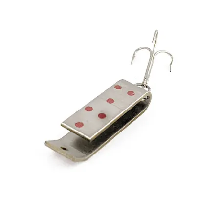 Jake's Lures Lil Jake, нікель/червоний, 7 г, блесна коливалка (колебалка) #17333