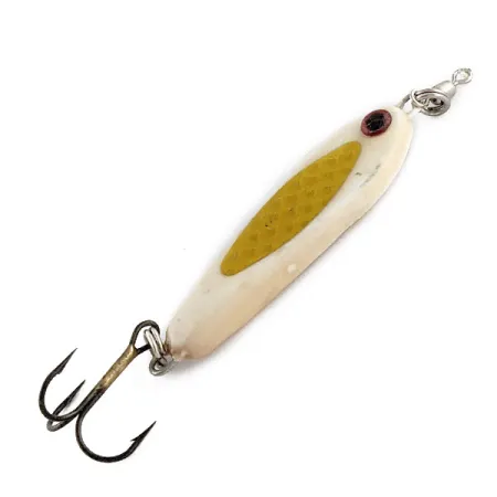 Other Bubba-Baits Zig Zag Spoon, пількер, Білий/золото, 21 г, блесна коливалка (колебалка) #17338