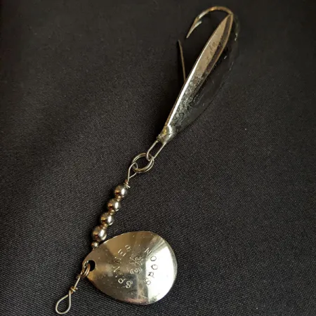 Незачіпляйка Johnson Silver Minnow Spinner Spoon покриття сріблом, з пелюсткою, срібло, 9 г, блесна коливалка (колебалка) #17374