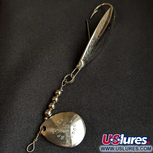  Незачіпляйка Johnson Silver Minnow Spinner Spoon покриття сріблом, з пелюсткою, срібло, 9 г, блесна коливалка (колебалка) #17374