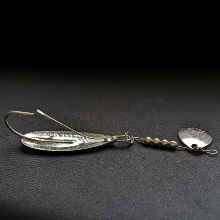 Незачіпляйка Johnson Silver Minnow Spinner Spoon покриття сріблом, з пелюсткою, срібло, 9 г, блесна коливалка (колебалка) #17374