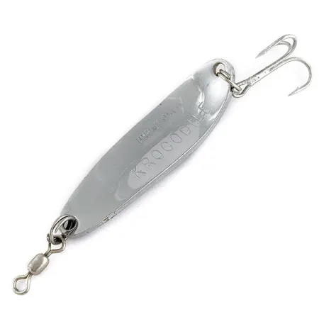 Luhr Jensen Krocodile #3, нікель, 14 г, блесна коливалка (колебалка) #17386