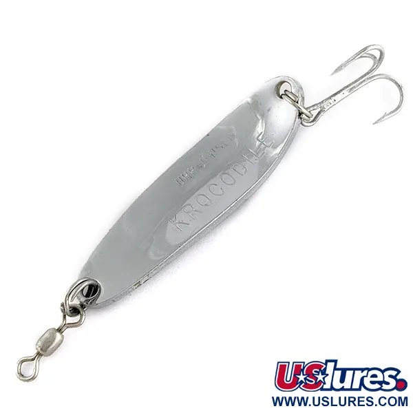 Luhr Jensen Krocodile #3, нікель, 14 г, блесна коливалка (колебалка) #17386