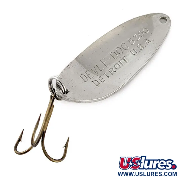 Eppinger Dardevle Devle-Dog 5300, нікель, 10 г, блесна коливалка (колебалка) #17406