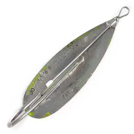 Незачіпляйка Johnson Silver Minnow UV (світиться в ультрафіолеті), Fire Tiger, 17 г, блесна коливалка (колебалка) #17409