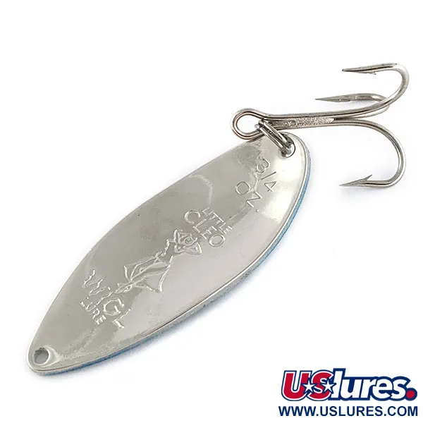 Seneca Little Cleo (Hula Girl, світиться в темряві), нікель/білий/синій Glow - світиться у темряві, 21 г, блесна коливалка (колебалка) #17422