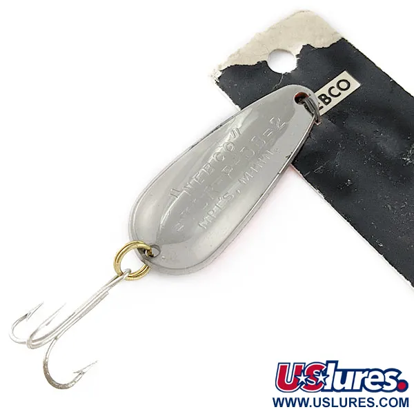 Nebco Tor-P-Do 2 UV (світиться в ультрафіолеті), Червоний/нікель, 14 г, блесна коливалка (колебалка) #17460