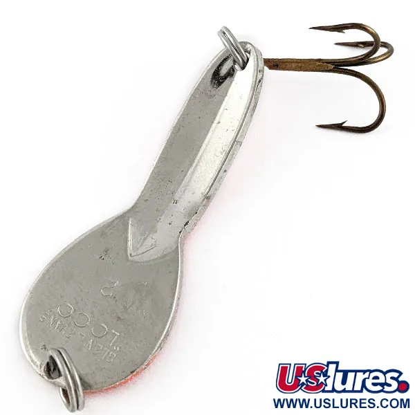 Glen Evans Loco 2 UV (світиться в ультрафіолеті), нікель/помаранчевий UV, 7 г, блесна коливалка (колебалка) #17461