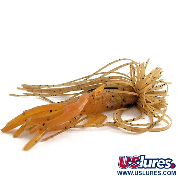  Luck E Strike Guido’s Baby Bug bass jig, Коричневий, 14 г, до рибалки #17479