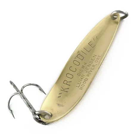 Luhr Jensen Krocodile #4, золото, 14 г, блесна коливалка (колебалка) #17515
