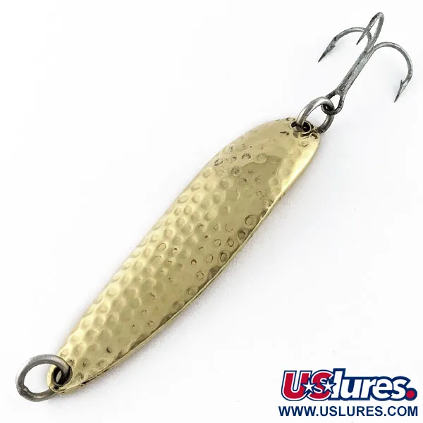 Luhr Jensen Krocodile #4, золото, 14 г, блесна коливалка (колебалка) #17515